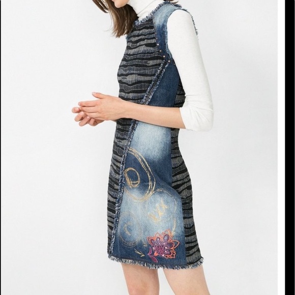 desigual denim dress